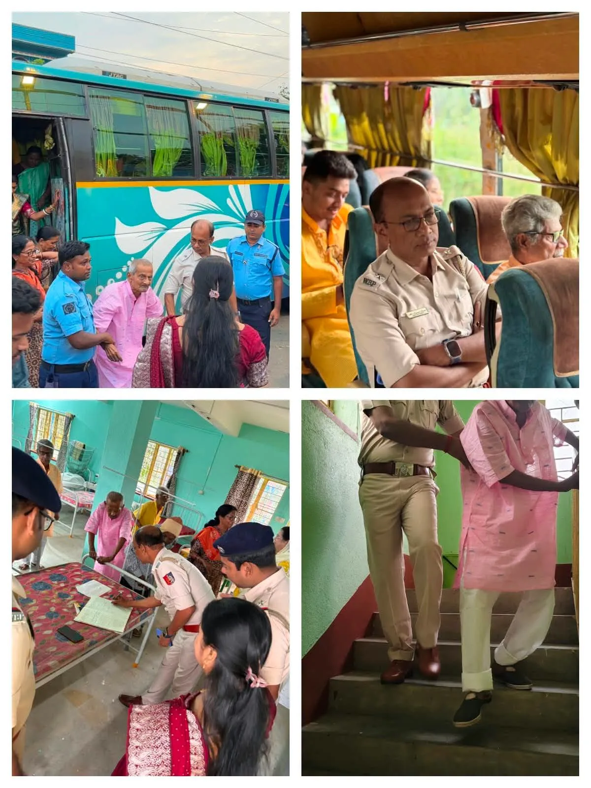 হলদিয়া থানার বিশেষ উদ্যোগ    পুজা পরিক্রমা